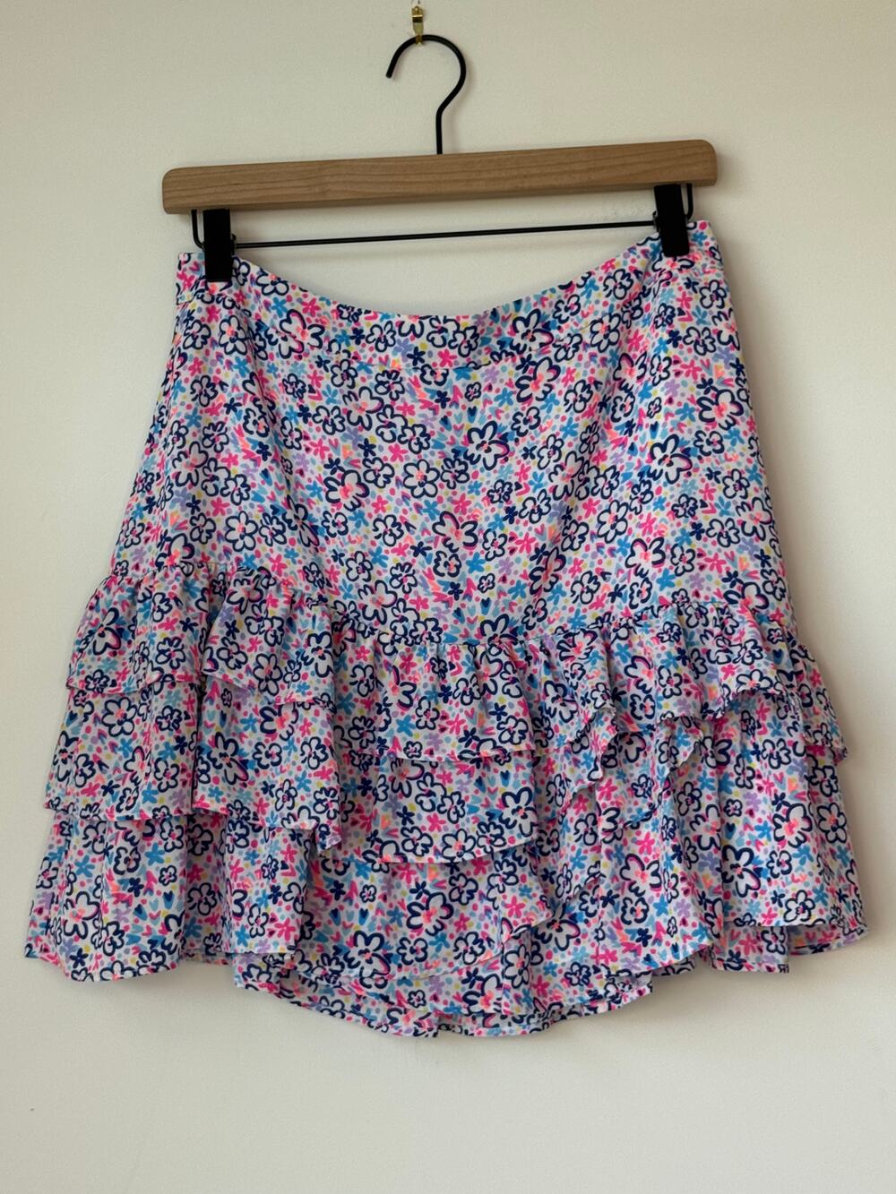 Lilly Pulitzer Tilly Fun Sun Repeat Ditsy Floral Ruffle Tiered Skirt